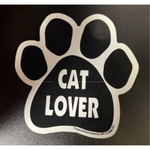 Cat Lover paw-shaped Magnet