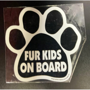 Fur Kids paw-shaped Magnet