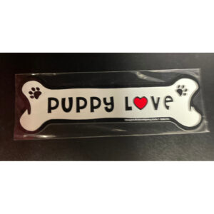 Puppy Love Bone shaped magnet