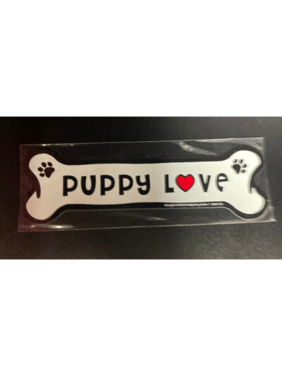 Puppy Love Bone shaped magnet