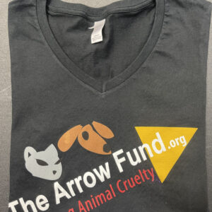 TAF Ladies Gray V-Neck T-Shirt from The Arrow Fund