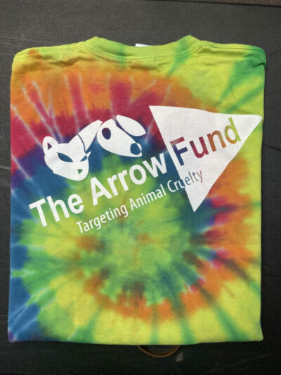 Back of Unisex Tie Dye T-Shirt from The Arrow Fund
